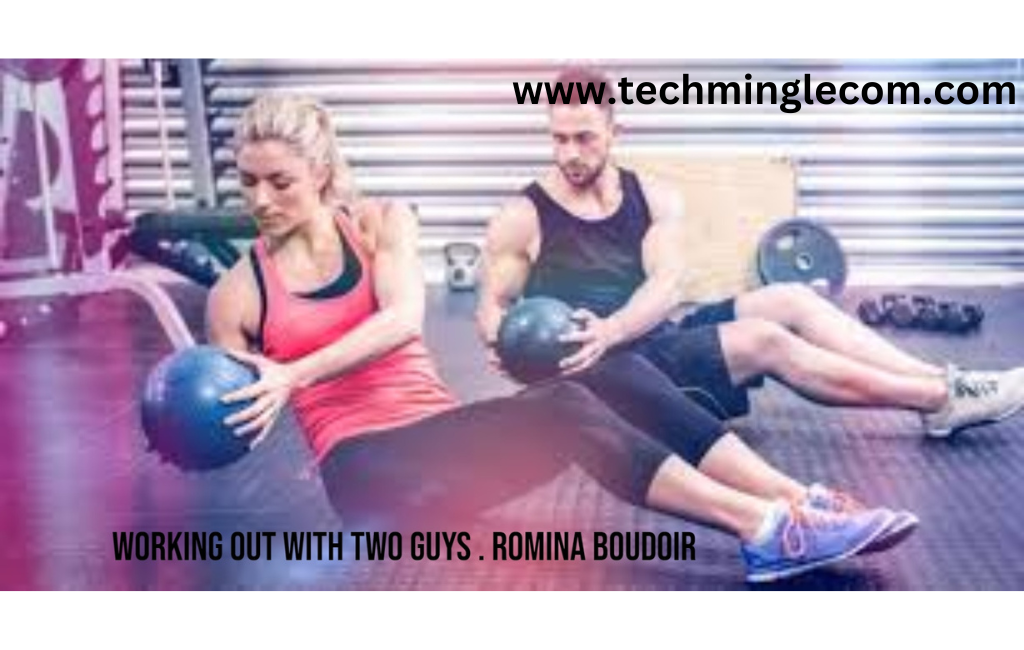 Working Out with Two Guys in a Romina Boudoir